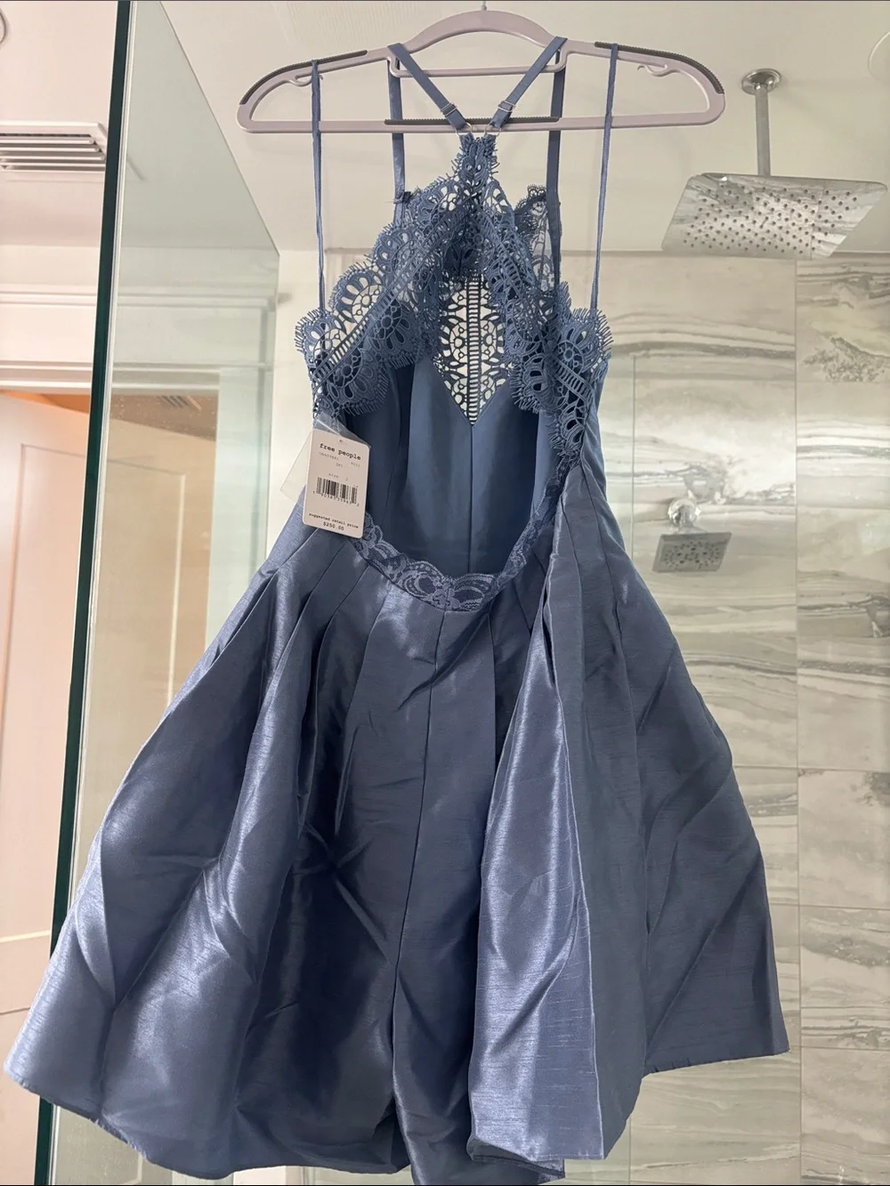 NWT FP Heart to Heart romper in “Sky”